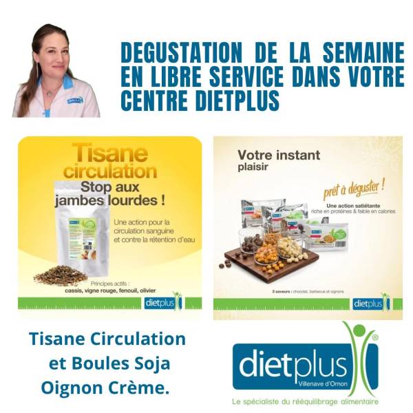 Tisane circulation dans votre centre Dietplus contre la rétention d'eau ou pour vos jambes lourdes